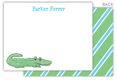 Alligator Alley Flat Note Cards